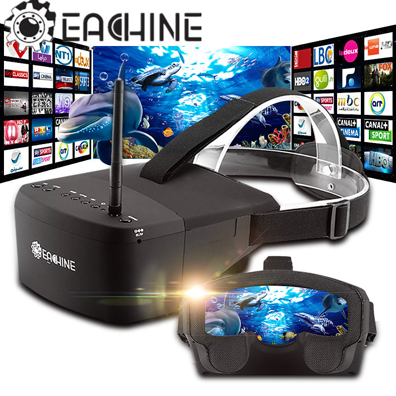 Skyzone Sky04O Pro Fpv Goggles - Eachine EV800 5-дюймовые 800x480 FPV видеоочки
