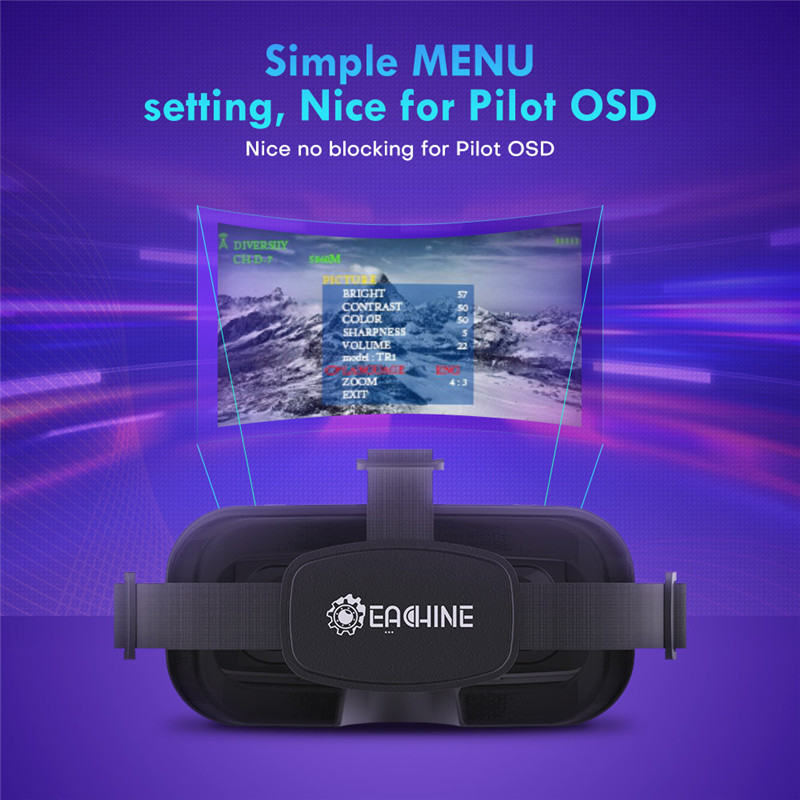 Eachine EV800DM Варифокальные  – обзор и цена Skyzone Sky04O Pro Fpv Goggles