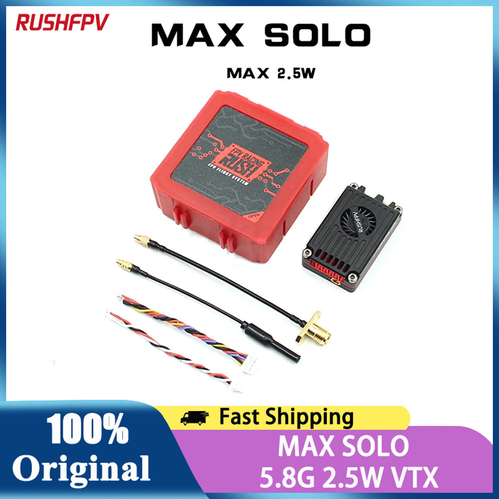 RUSHFPV RUSH MAX SOLO 5.8ГГц 2 – обзор и цена Rushfpv Rush Max Solo 5.8G 2.5W Vtx
