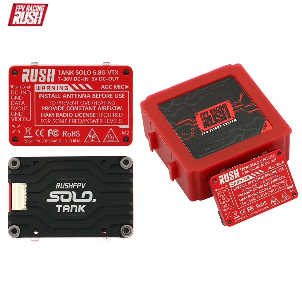 RushFPV Rush FPV Max Solo 2,5  – обзор и цена Rushfpv Rush Max Solo 5.8G 2.5W Vtx